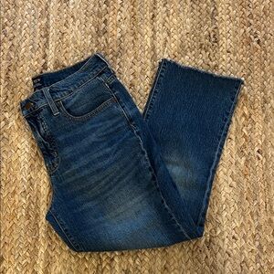 J.Crew Women's Crop flare distressed Jeans size 28  GUC